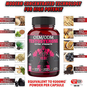 Extrato de Ashwagandha OEM 500mg por Cápsula, 90 Cápsulas Vegetarianas, Suplemento Alimentar para Melhorar a Imunidade, para Marca Própria OEM - Product Image 3