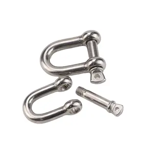 Low Price Dee Shackle Type D Type Stainless Steel 304 316 D Shackle