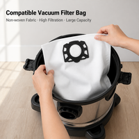 Sacs à poussière de remplacement OEM à haute efficacité de filtration compatibles avec les aspirateurs eau et poussière MV4 MV5 MV6 WD4 WD5 WD6 – Sac filtrant non tissé