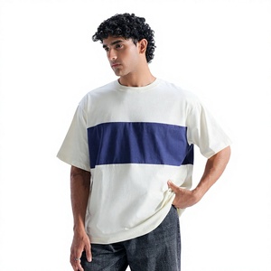 Camiseta de Manga Corta Extra Grande para Hombre, Blanca con Logotipo Azul Marino en el Frente, Tejida, 100% Algodón, Secado Rápido, Corte Casual - Product Image 4