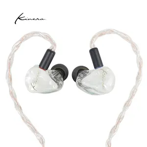 Kinera IDUN Earphone In Ear berkabel Gaming kustom Earphone warna 3.5Mm Iem Oem kualitas Premium Hifi earbud musik Earphone dengan kabel