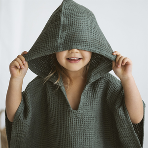 Peignoir de bain pour enfants bio doux gaufré <span class=keywords><strong>à</strong></span> <span class=keywords><strong>capuche</strong></span> Babi <span class=keywords><strong>Poncho</strong></span> Serviette de bain en coton pour filles Serviette de bain <span class=keywords><strong>à</strong></span> <span class=keywords><strong>capuche</strong></span> pour enfants - Product Image 6