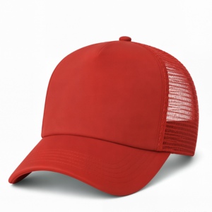 Casquette de camionneur personnalisée, devant en mousse respirante, dos en maille respirante, fermeture à pression en plastique réglable, pour hommes et femmes, logo personnalisé - Product Image 6