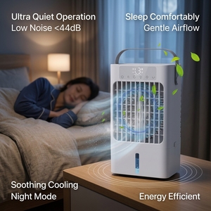 Enfriador de Aire CD101, Enfriamiento Rápido, Pequeño y Portátil, con Temporizador y Ahorro de Energía, <span class=keywords><strong>Ultra</strong></span> Silencioso para Estudio, Oficina, Dormitorio, Sala de Estar - Product Image 4