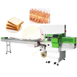 ORME Ice Cream Lolly Sandwich Pão Pacote Selo Máquina Fluxo Tortilla Food Automatic Pack Machine