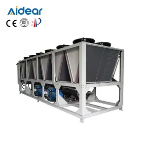 Aidear Good Quality air cooled water screw active aqua 2 hp water chillers 5 ton profesional chiller