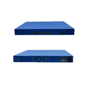 Suporte para segurança de rede hongiptc, 1u inte-l núcleo lga1155 2th / 3th i5 i7 rack azul de servidor de wi-fi, estojo de roteador pfsense fogos de artifício