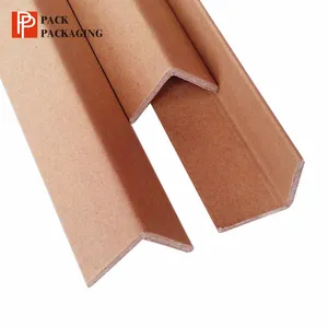 Cartón corrugado marrón ángulos bordes tableros papel Kraft borde Protector logística embalaje esquina protector