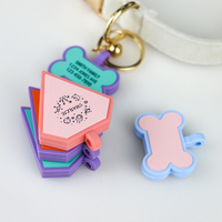 PAISEN Personal isierte benutzer definierte Erkennungs marken Gravierte 3D-QR-Code Hunde Katzen halsband Silikon Pet Tag