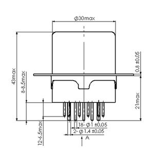 Хит продаж: реле P3C8 RES-8 RS4.590.050, герметичное, по военной спецификации, для авионики, российское реле - Product Image 3