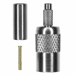 Original Connectors Supplier 413985-3 SMB Connector Plug Female Socket 50 Ohms Free Hanging In-Line Crimp or Solder 4139853