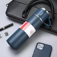 Termos vakum besi tahan karat terisolasi dinding ganda Set hadiah termos mobil kopi teh Mini kustom Universal cangkir termos untuk anak-anak