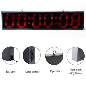 Cronómetro Digital CHEETIE de 6 Pulgadas, de Aleación de Aluminio Rojo, Cronómetro Grande con Temporizador de Cuenta Regresiva, Portátil, con Cable, Botón de Inicio/Parada/Reinicio - Product Image 3