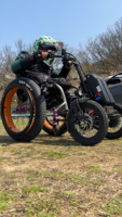 Accessoire de handbike à double roue pour fauteuil roulant - Kit de conversion de vélo à main tout-terrain réglable pour la mobilité et les activités sportives en extérieur