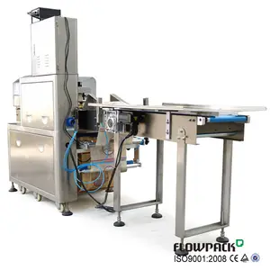 Gas Flow Pack 450 Madeleine Automatische Backery Voedsel Tortilla Verpakking Machine