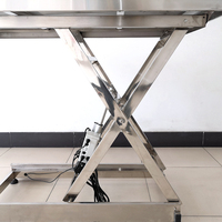 Table d'opération vétérinaire EUR VET, équipement vétérinaire, table chirurgicale en acier inoxydable 304, table d'opération électrique à levage pour hôpital vétérinaire