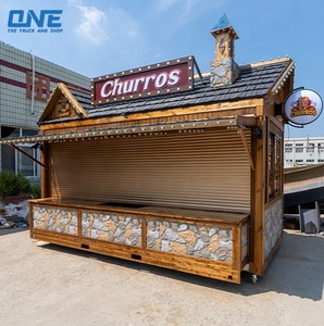 Carretto Alimentare Personalizzato <span class=keywords><strong>per</strong></span> Hamburger, <span class=keywords><strong>Caffè</strong></span>, Hot Dog, Rimorchio Alimentare in Legno Massiccio, Furgone Alimentare con Forno <span class=keywords><strong>per</strong></span> Pizza e Churros - Product Image 2