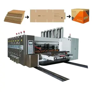 Máquina de embalaje impresora de alimentación automática ranuradora