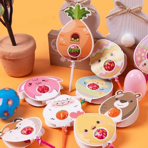 Nouveaux accessoires de décoration de Pâques, œufs de Pâques en papier, lapin, sucettes, décorations de fête - Product Image 4