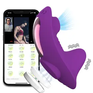 FairyKiss Wearable Clitoris massaggiatore femminile clitoride ventosa vibratore per donne APP telecomando Mini stimolatore adulti giocattoli sessuali