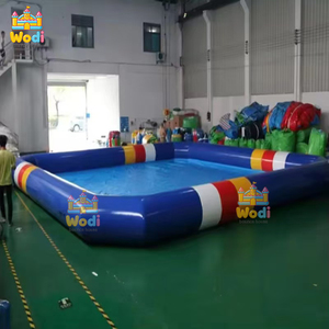 Barres de <span class=keywords><strong>piscine</strong></span> gonflables commerciales à louer, en matériau anti-toxique pour parcs aquatiques - Product Image 1
