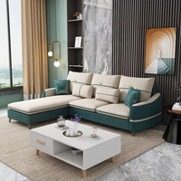Günstiges Umweltfreundliches Langlebiges Ecksofa-Set mit Schwammfüllung für Moderne Wohnzimmer