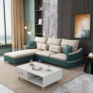 Ensemble de canapés modulaires écologiques et durables à prix abordable avec rembourrage en éponge pour salon moderne - Product Image 3