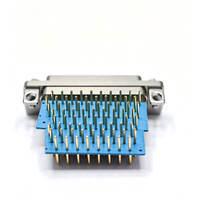 Connecteur mâle rectangulaire d'aviation J30J-74TJW à 74 broches à souder, largement utilisé dans l'aviation et les machines industrielles