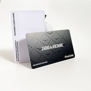 Tarjeta VIP personalizada, impresión de plástico, garantía VIP, certificado de autenticidad - Product Image 2