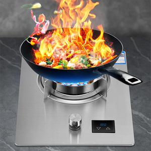 موقد غاز بفرن واحد من الستانلس ستيل، محمول ومقاوم للحريق، للاستخدام التجاري والمنزلي - Product Image 2