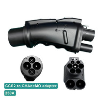 Adaptateur 250a Ccs2 vers Chademo Dc Charge rapide Ccs Combo 2 vers Chademo Ev Adaptateur pour Ev nissan Leaf Car