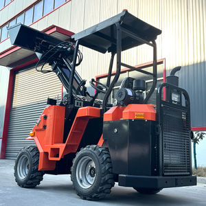 Gratis verzending <span class=keywords><strong>Mini</strong></span> Skid Steer Loader EPA-motor Wielen Rupsbanden Bak Officiële After-Sales Veelzijdigheid 4x4 <span class=keywords><strong>Mini</strong></span> Wiellader - Product Image 5