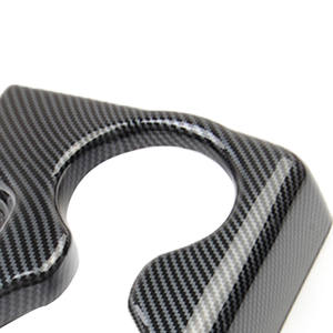 KORLOT Accessoires d'intérieur de voiture pas chers, couvercle de porte-gobelet d'<span class=keywords><strong>accoudoir</strong></span> arrière en plastique, garniture pour Chrysler 300 modèle 2015-2021 - Product Image 3