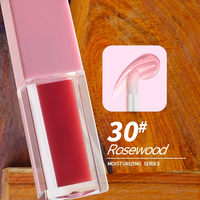 45 Couleurs Soin des Lèvres Non Collant Logo Personnalisé Huile pour les Lèvres Aromatisée aux Fruits Hydratante Vegan Huile Repulpante pour les Lèvres Brillant