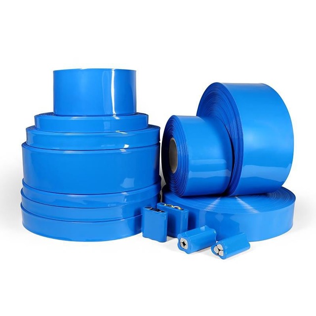 18650 Battery Pack Blue Battery Shrink Packaging Blue PVC Heat Shrink Film Thickened 150 mm Battery Pack Heat Shrink Tube