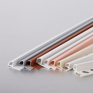 Foshan Metal de latón de acero inoxidable y accesorios de aluminio <span class=keywords><strong>PVC</strong></span> baldosas de cerámica moldura de borde de esquina de plástico laminado - Product Image 3