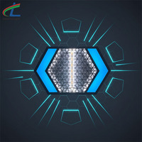 Luz LED RGB de Matriz para Interiores - 150W, Blanco Cálido, Píxel Auxiliar de Aleación de Aluminio, Regulable DMX512, Control de Segmentos de 8 Vías, Iluminación de Escenario