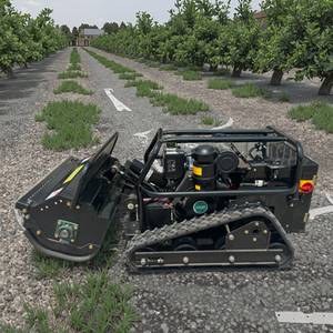 Frutteto Greening Grass Cutter nuovo telecomando cingolato falciatrice con motore di ritorno paglia macchina trituratore <span class=keywords><strong>erba</strong></span> - Product Image 1