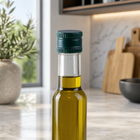 Bouchon de bouteille en métal multicolore avec insert intérieur blanc et coque lisse pour bouteille de spiritueux de luxe – Emballage en gros
