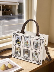 Approvisionnement direct usine 2026 Nouvelle collection : Sac à main classique en cuir PU avec petites chaînes, sangle réglable, motif uni, étanche et portable pour femme - Product Image 5
