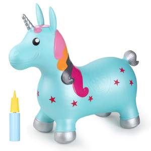 Jouets éducatifs Cheval à bascule <span class=keywords><strong>gonflable</strong></span> d'intérieur Licorne musicale en PVC écologique et sûr pour enfants à utiliser en extérieur - Product Image 6