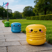 Meubles décoratifs personnalisés, tabourets macaron durables, chaises mignonnes pour enfants, pour hôtel, maison, maternelle, parc d'attractions, extérieur