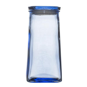 Hxglass - Recipiente de Vidrio de Estilo Europeo de Color Sólido con <span class=keywords><strong>Tapa</strong></span> Hermética para Guardar Refrigerios Frescos, Dulces, Frutos Secos, Especias y Miel - Product Image 5