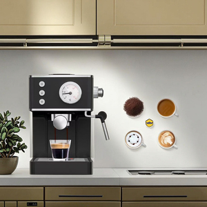 Manufacturer Semi <b>Automatic</b> Home Italian <b>Coffee</b> <b>Machine</b> Multifunctional With Milk Frother Wand Automated <b>Coffee</b> <b>Machine</b> - Product Image 5