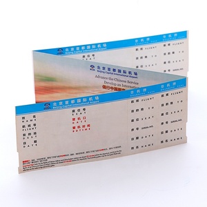 Copie thermique logistique personnalisée billets d'avion en papier billet <span class=keywords><strong>de</strong></span> <span class=keywords><strong>bus</strong></span> en carton billets d'avion imprimables - Product Image 6