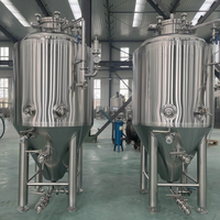 Fermenteur à bière industriel en acier inoxydable SUS304, unité conique 100L 500L 1000L 5000L pour équipement de brassage commercial