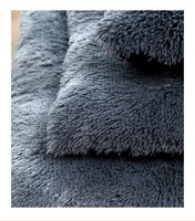 XL Luxus Rechteckiges Klassisches Hundebett 93*65cm Neues Umweltfreundliches Komfortables Kissen Haustier-Kunstfell Einfarbig Dropshipping Günstig