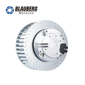 Blauberg-motor de rotor externo, ventilador centrífugo delantero IP55 clase DC 24v, 130W