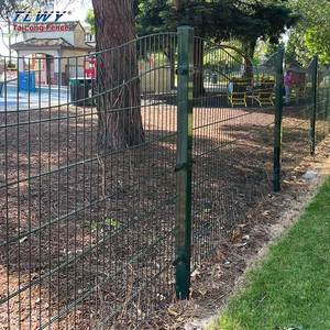 Clôture en treillis soudé <span class=keywords><strong>double</strong></span> <span class=keywords><strong>fil</strong></span> 2D de qualité supérieure TLWY Custom Height Malaysia Yard Link 656/868 pour jardin - Product Image 1