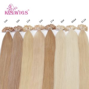 Extensions de cheveux vierges K SWIGS, pointes en U |   Vague de plage de 18 pouces - Ambiance bohème pour les looks de festival ou de vacances - Product Image 6